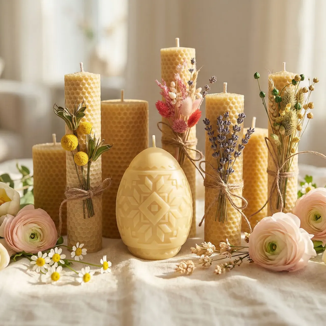 Свічки з натурального бджолиниго воску